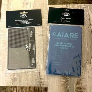 BCA Field Book and Aluminum Crystal Card. BNWT